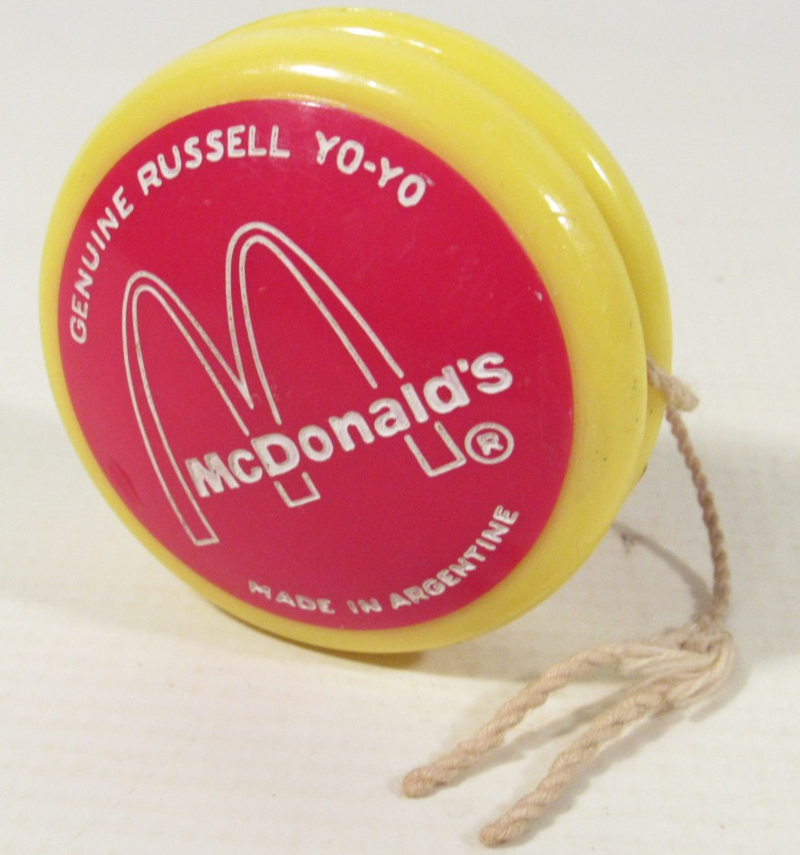 VTG Rare 1960's Genuine Russell Ronald McDonald Championship Yo-Yo Argentina