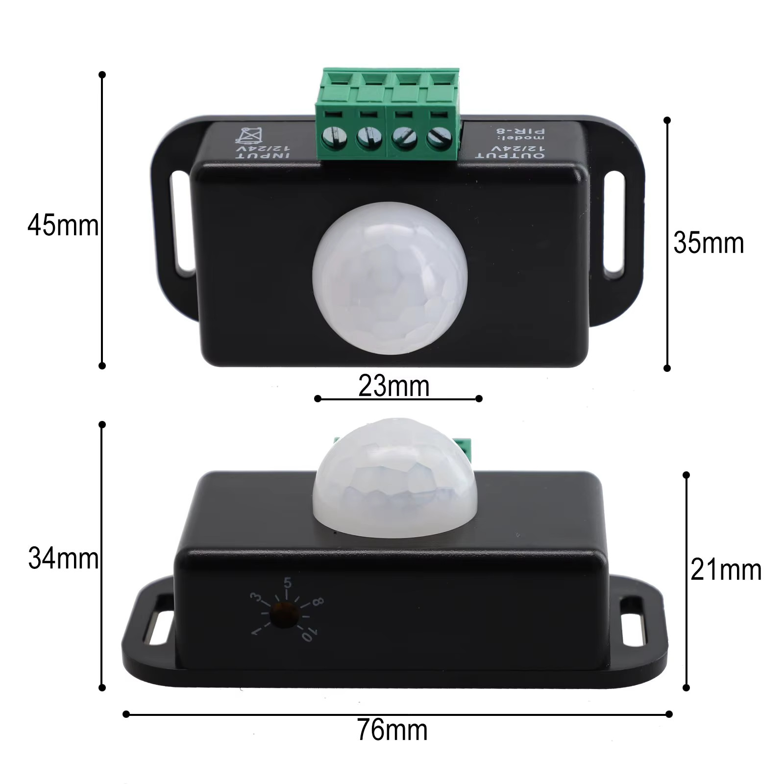 12V-24V Automatic Infrared PIR Motion Sensor Detector Switch for LED Strip Light