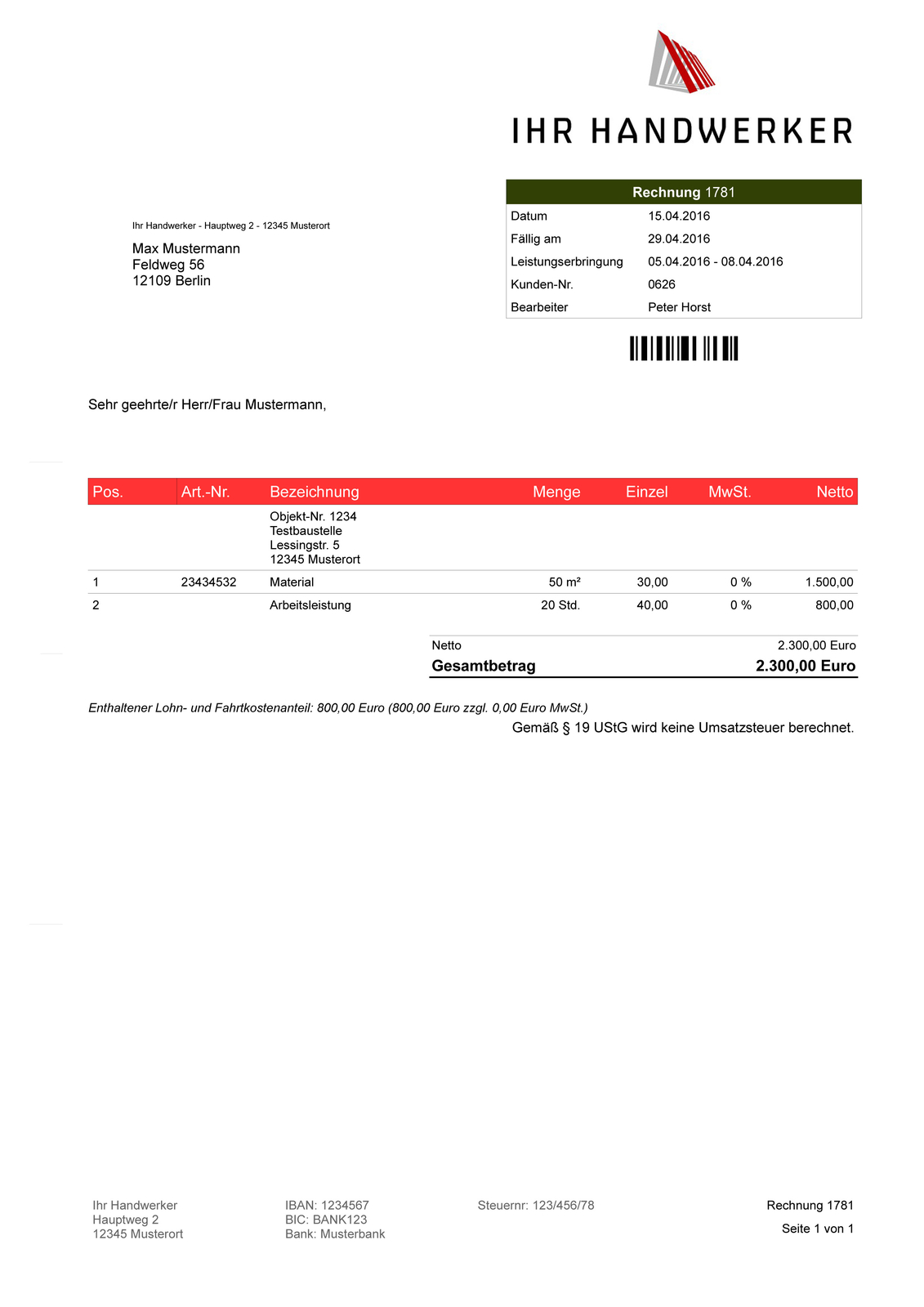 Invoice Manager Craftsman Offers, Invoices Software, Craftsman Program, IT