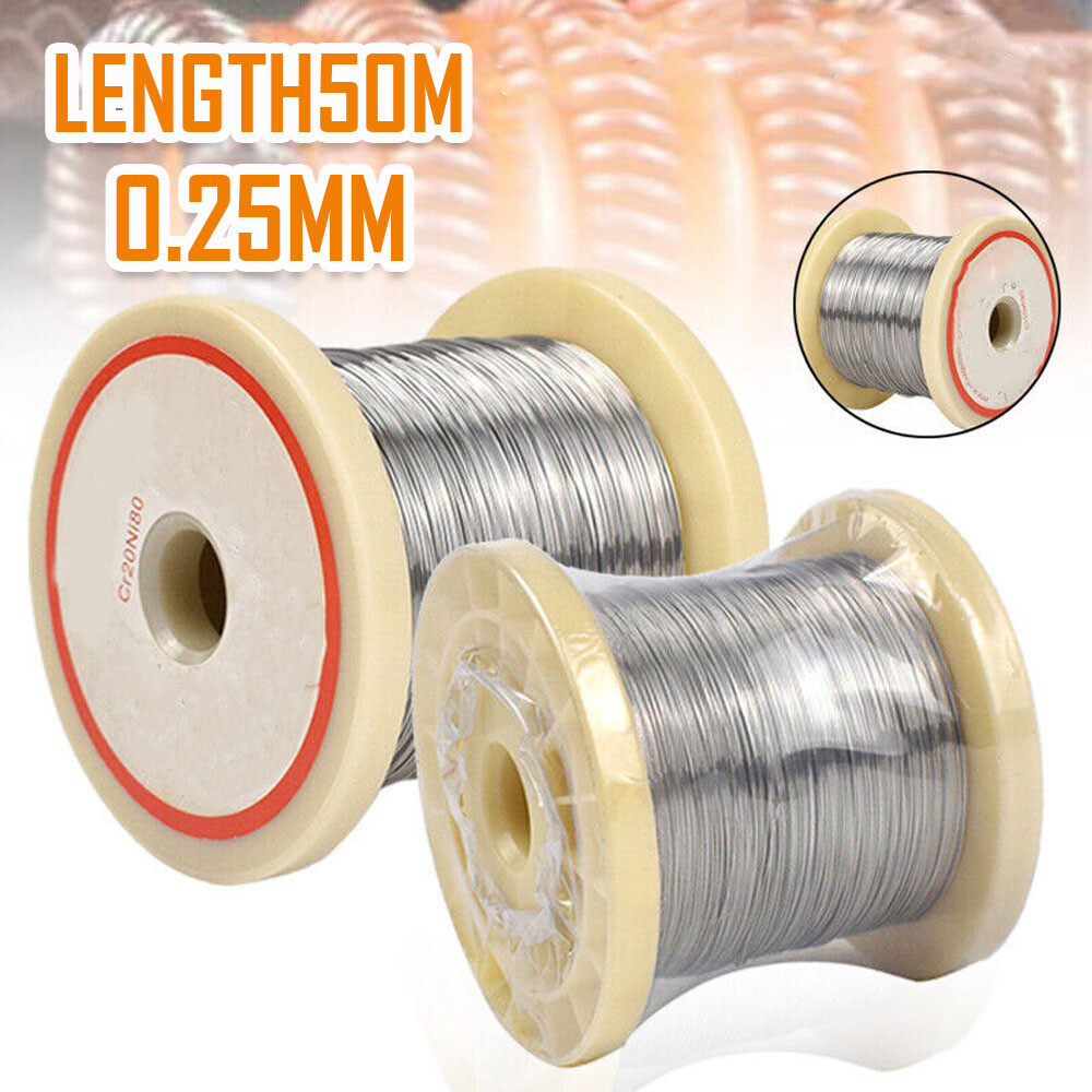 50m 0.25mm Electric Hot Wire For Hot Wire Foam Cutter Heating Cutting Machine US