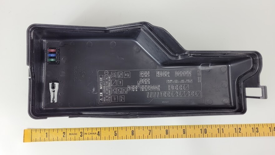 2007-2011 Toyota Camry Under the Hood Fuse Relay Box Cover Lid Black OEM