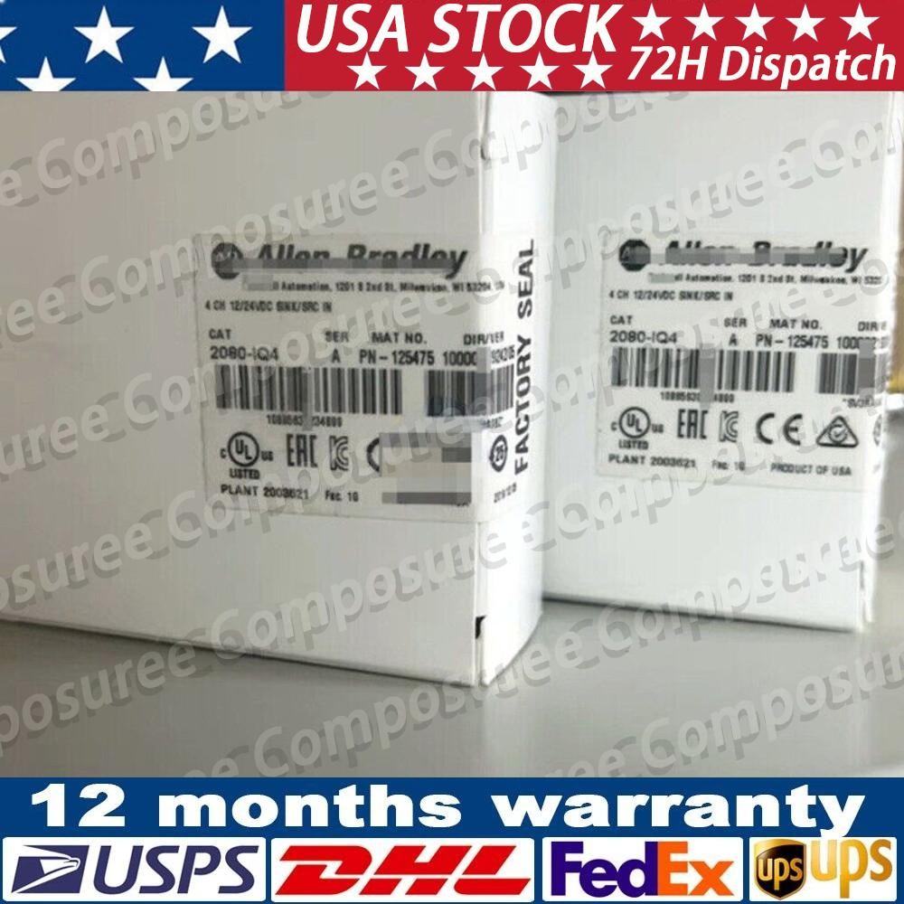 Factory Sealed Allen Bradley 2080-IQ4 SERA Digital I/O Combo Module  US Free Tax