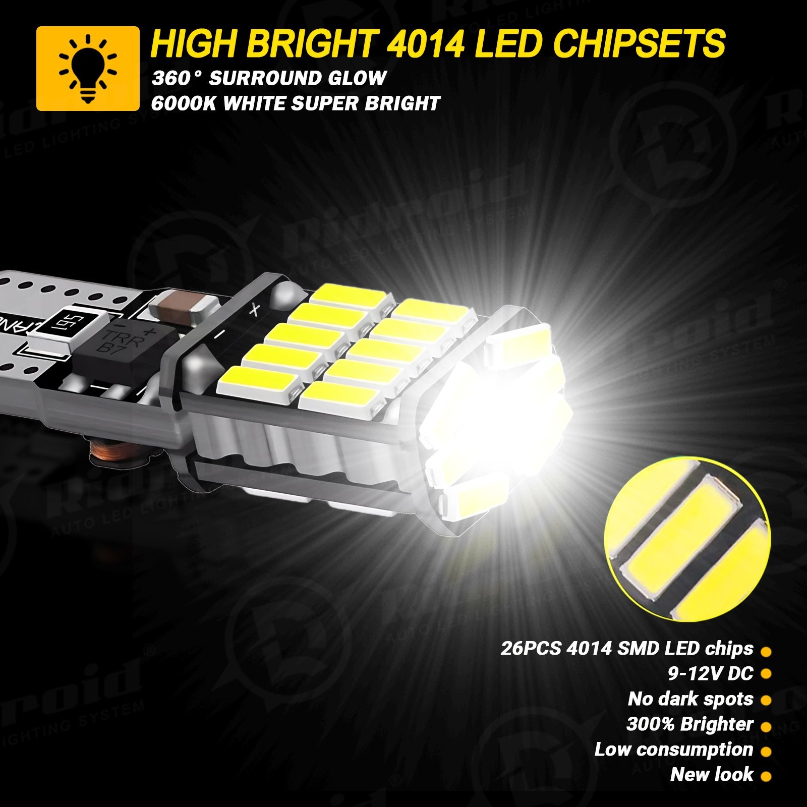 12X White LED Interior Light Package Kit For 2007-2013 Chevy Silverado 1500 2500