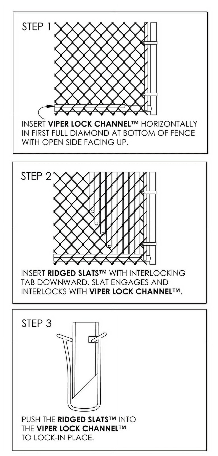 Beige 5ft Ridged Slat Chain Link Fence