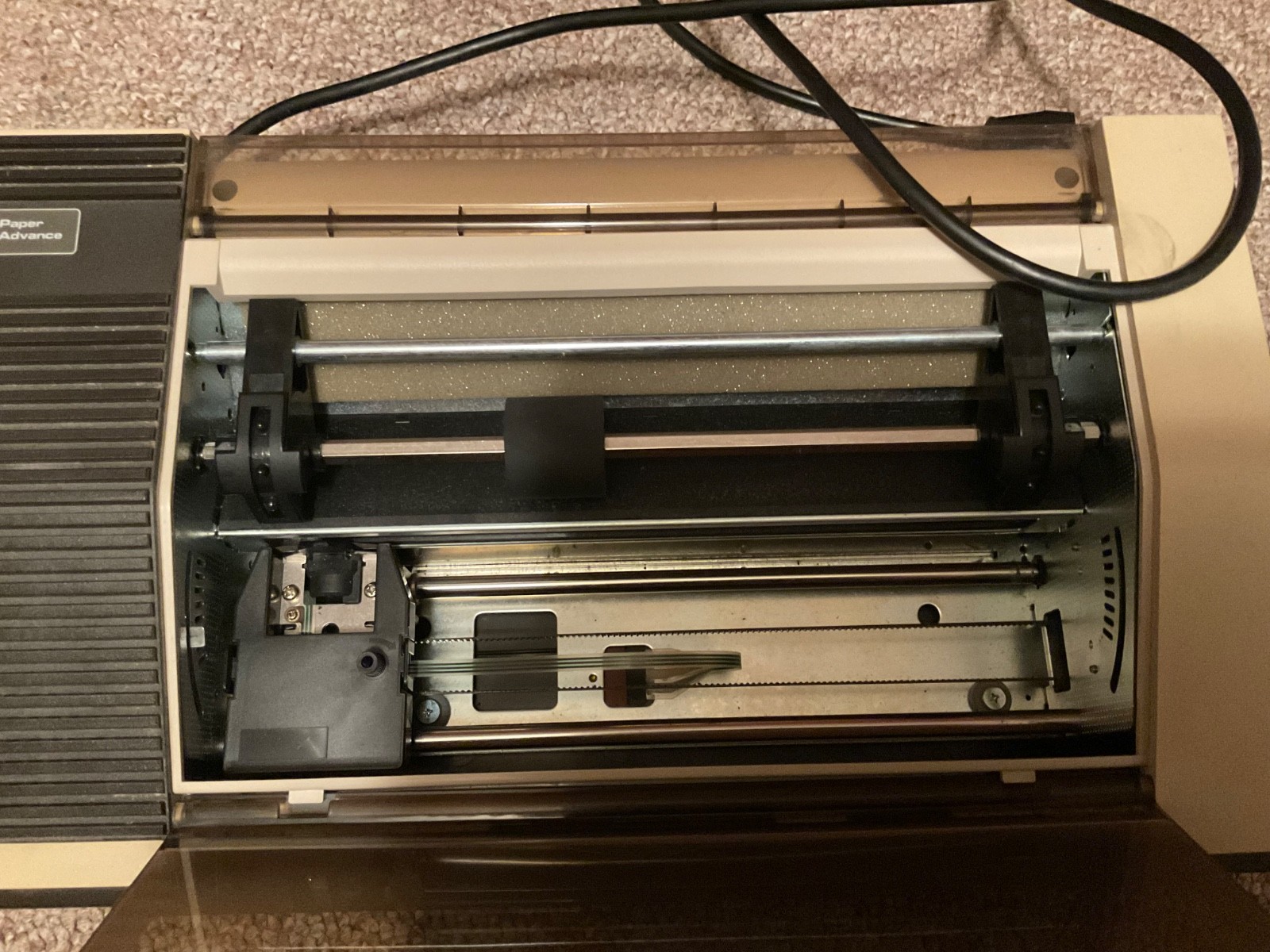 Commodore MPS801 Dot Matrix Printer - RARE - C64 Powers Up