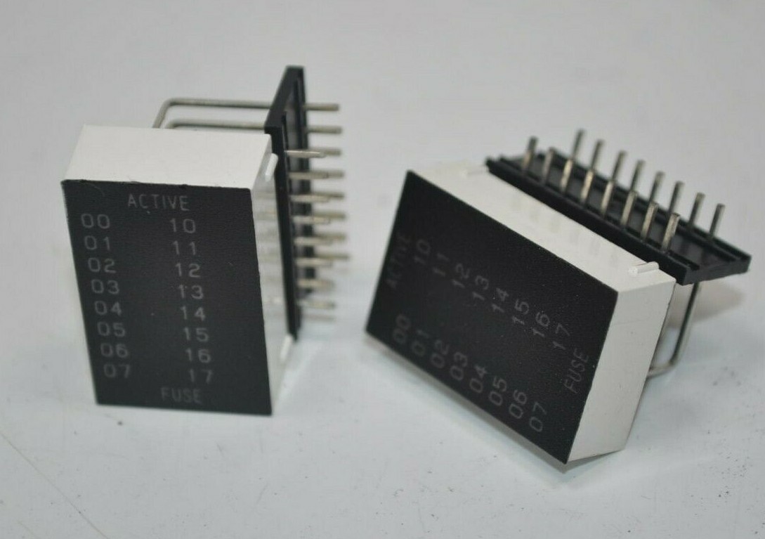 Lot of 2 Everlight Active Fuse LED Display Module MAN59119 941554-07