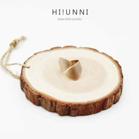 Korean style Adjustable Unique antique / trendy Twisted Finger Band Ring