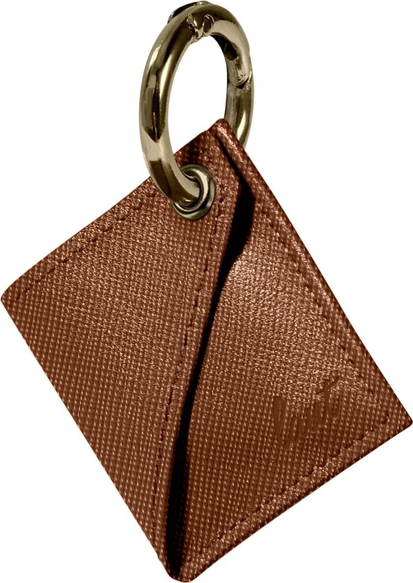NEW LAUT - Prestige Vegan Leather Folded Carrying Case for Apple AirTag -Tan