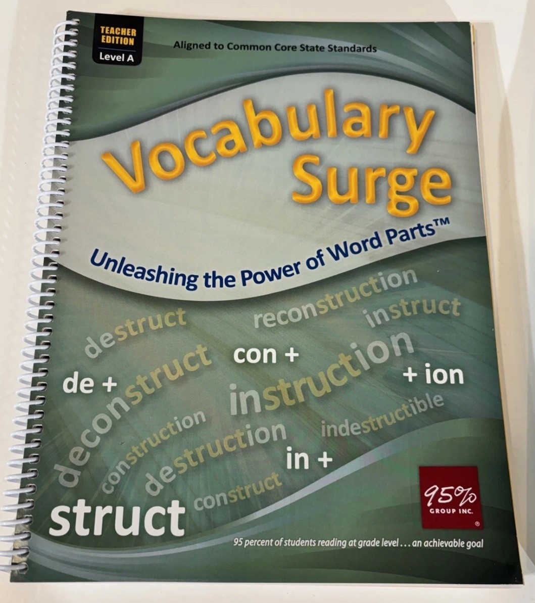 95% Group 95 Vocabulary Surge Teacher's Edition Level A
