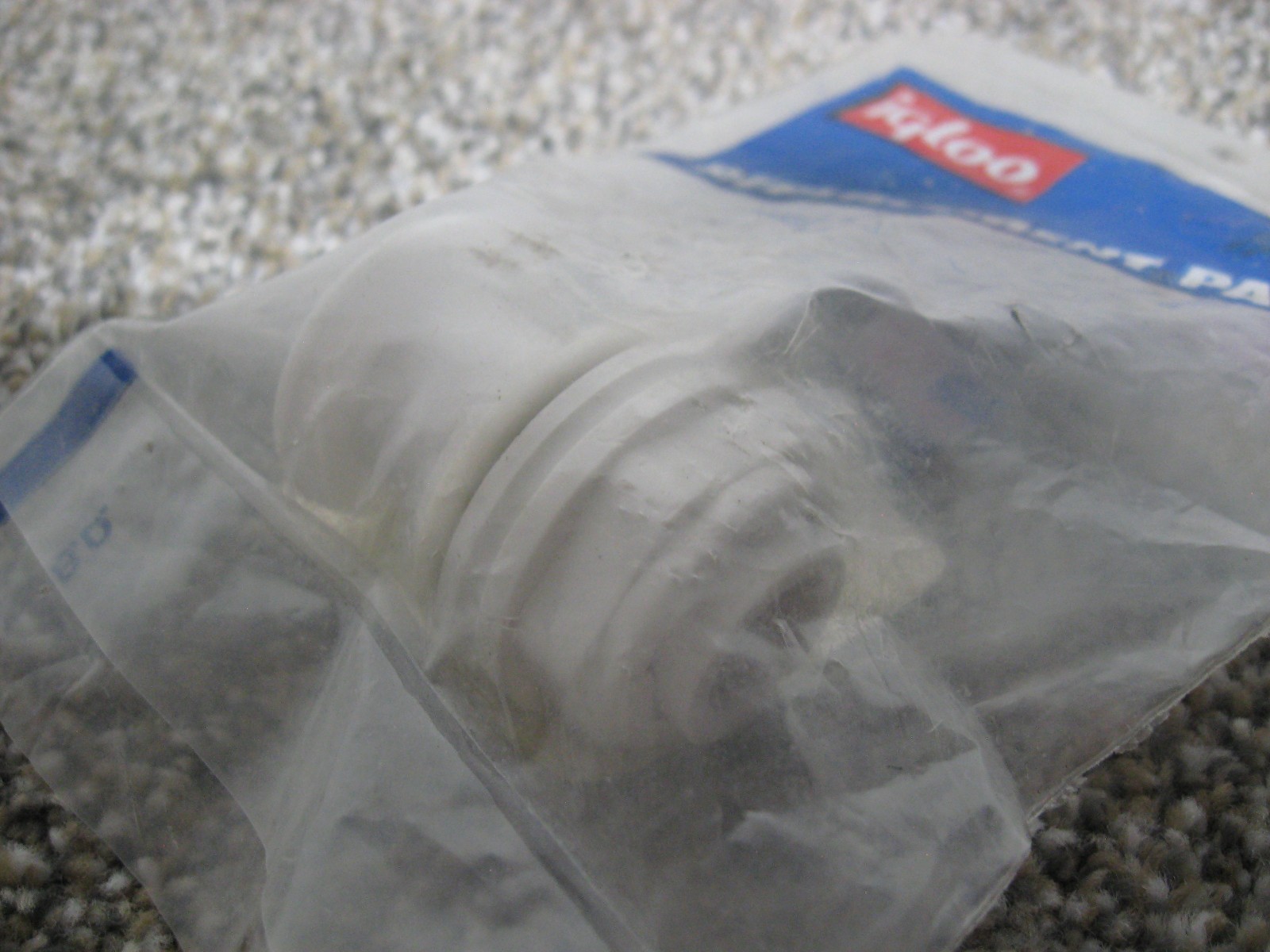Vintage Genuine IGLOO Cooler Standard White Replacement Drain Plug Model #8138