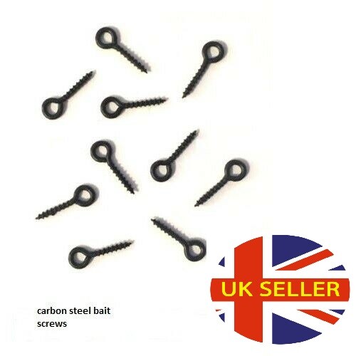 Metal Bait screws x 20 perfect for boilies Carp Barbel terminal fishing tackle