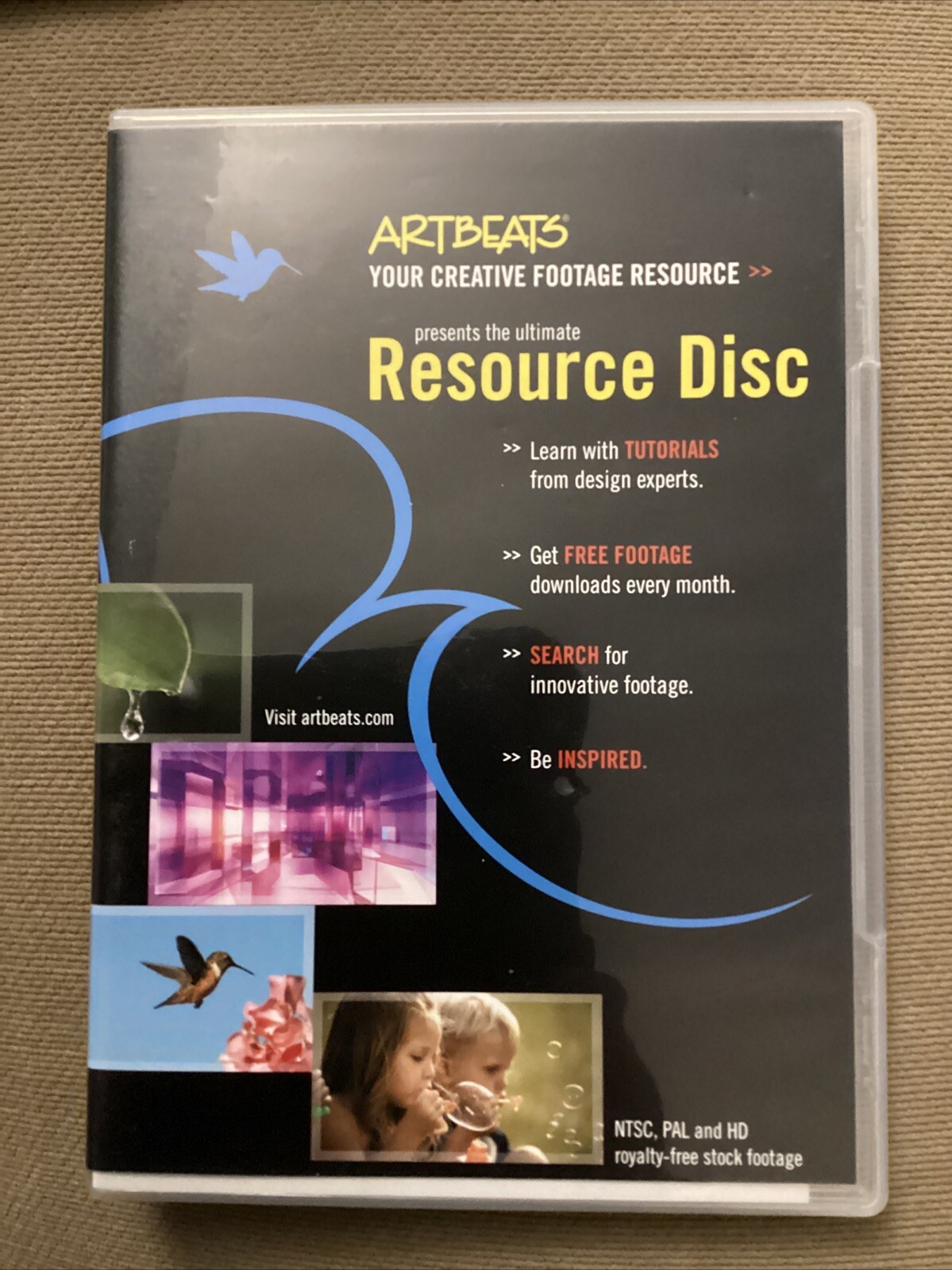 Artbeats - Resource Disc (CDRom) NTSC PAL HD Stock Footage