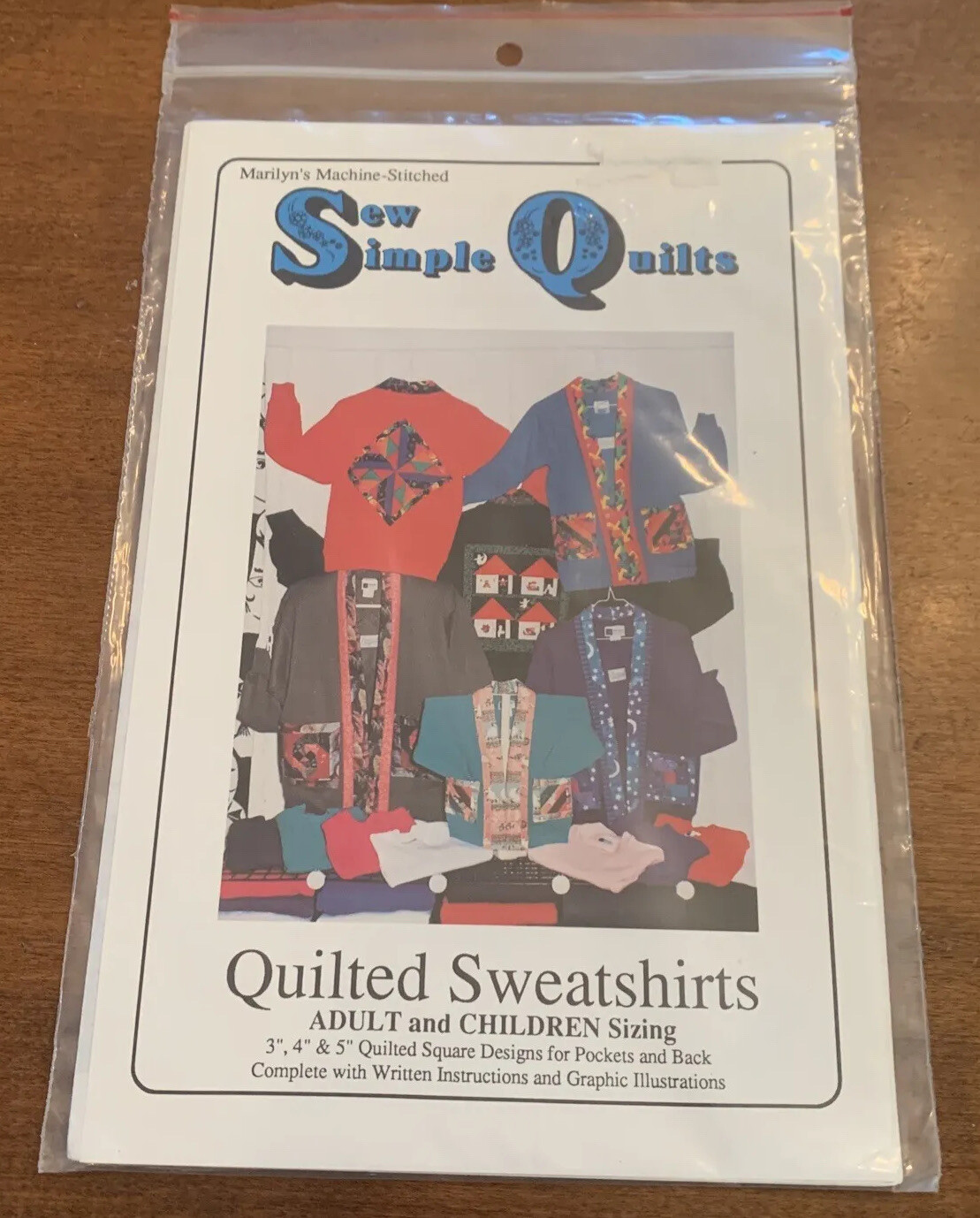 Marilyn’s Machine-Stitched Sew Simple Quilts Quilted Sweatshirts