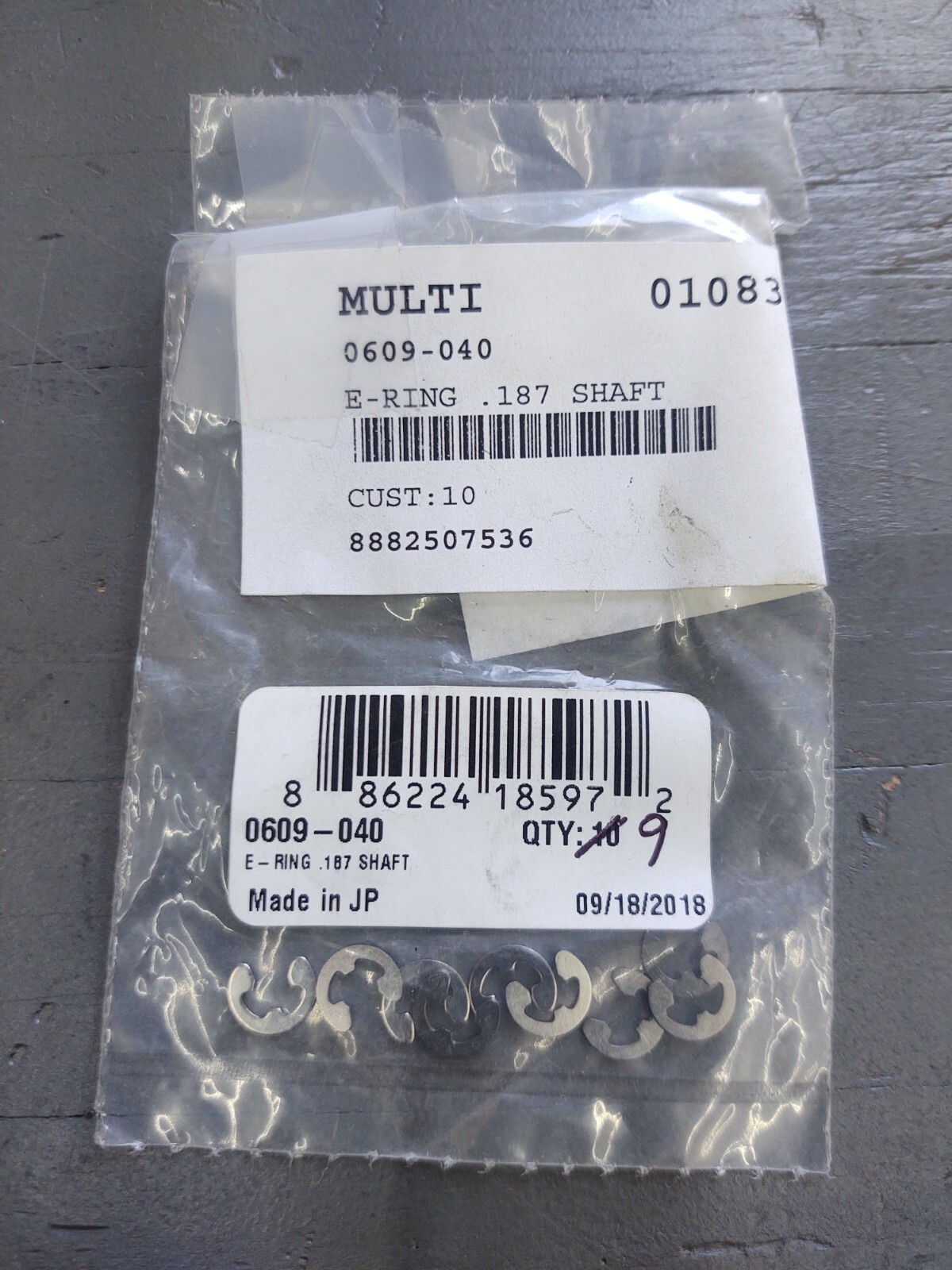 Arctic Cat Snowmobile E-Ring 0609-040 NEW NOS OEM