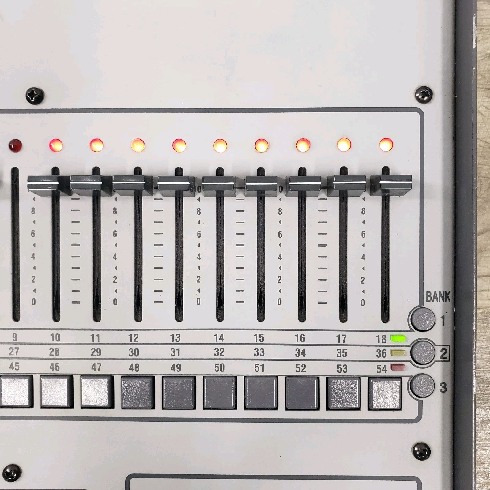*UNTESTED* Powers Up - Leprecon LM-850 MIDI Light Board Control Console *PARTS*