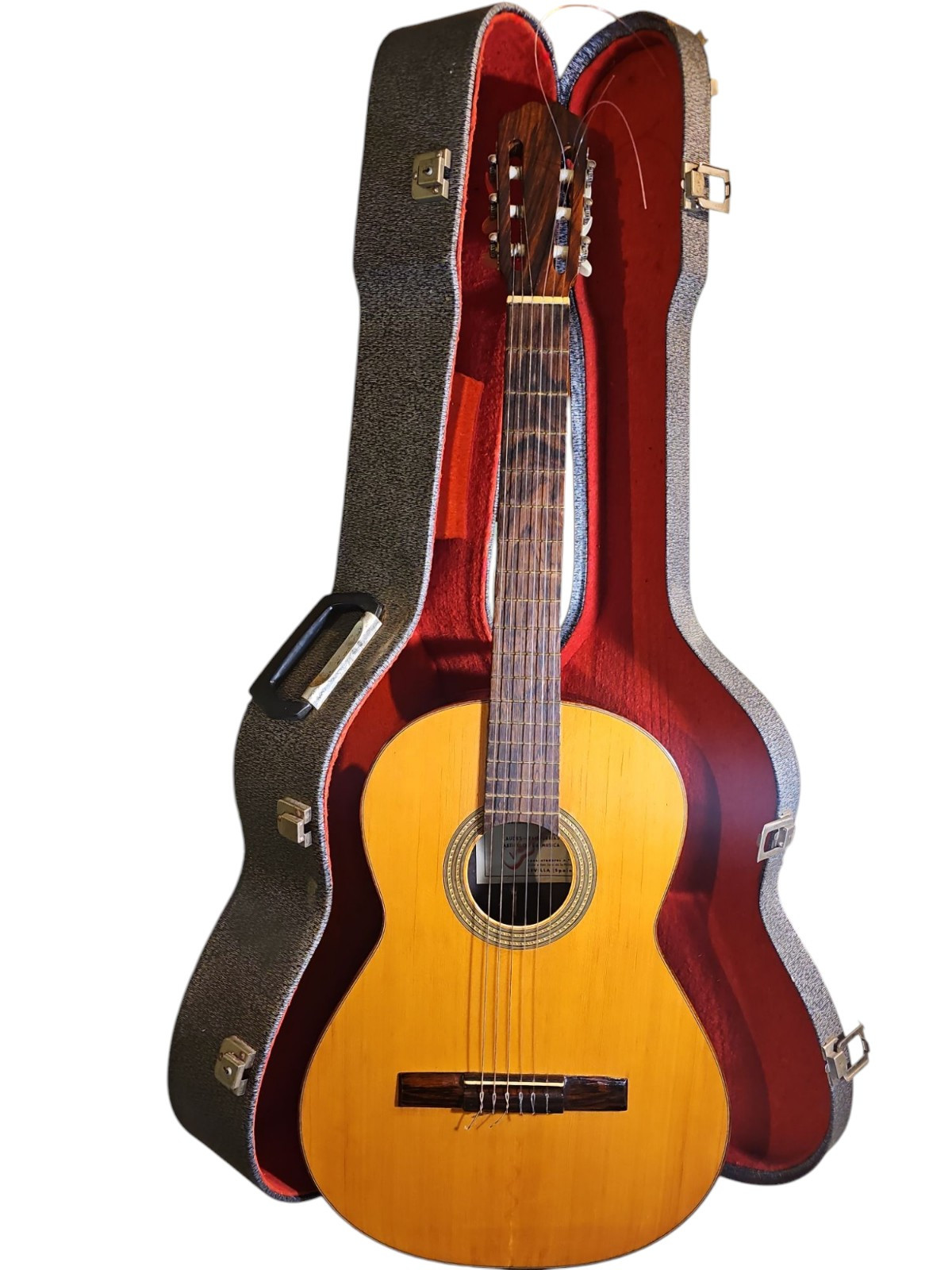 Vintage Hermanos Lozano La Casa De Las Guitarras Acoustic Guitar Sevilla In Case