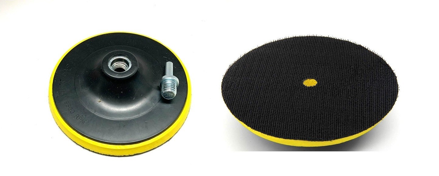 3" Hook and Loop Backing Pad rotary Orbital Sander Polishing Pad Drill Adapter