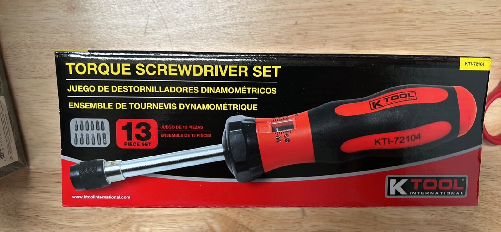 TORQUE SCREWDRIVER SET - 13 PIECE SET - KTOOL