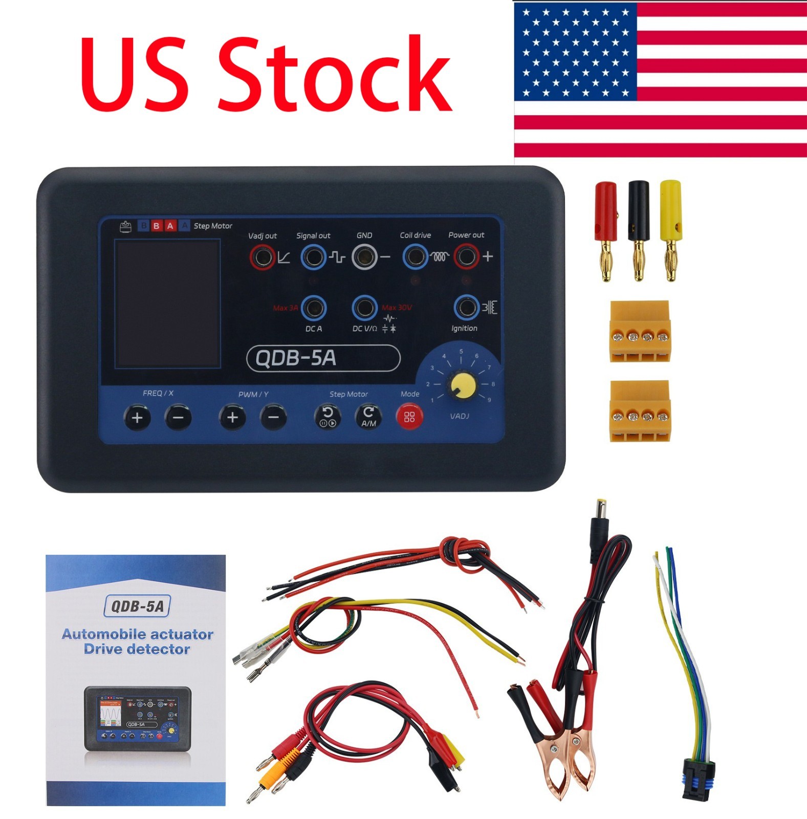 QDB-5A Automobile Actuator Drive Detector Stepper Motor Ignition Coil PWM