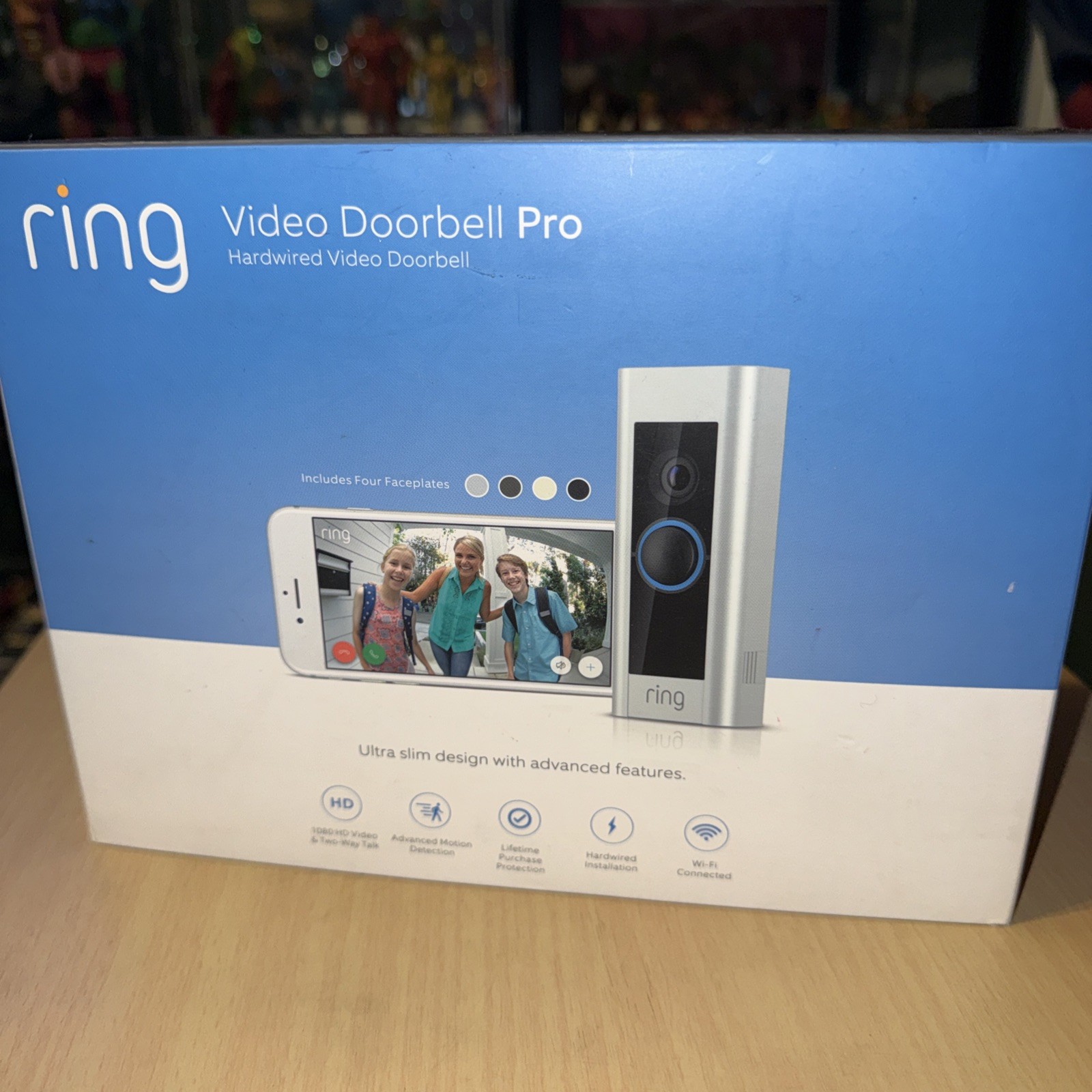 Ring Wired Doorbell Plus Video Doorbell Pro Video Camera 1080p HD Wifi Cam Set