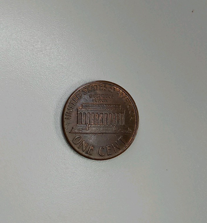 Error 1986 Lincoln Penny- Rim Run - Die Crack
