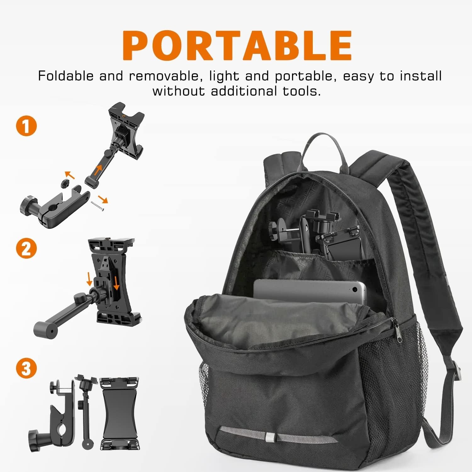 360-Degree Rotating Tablet Mount for Mic Stand – Perfect for Live Performances