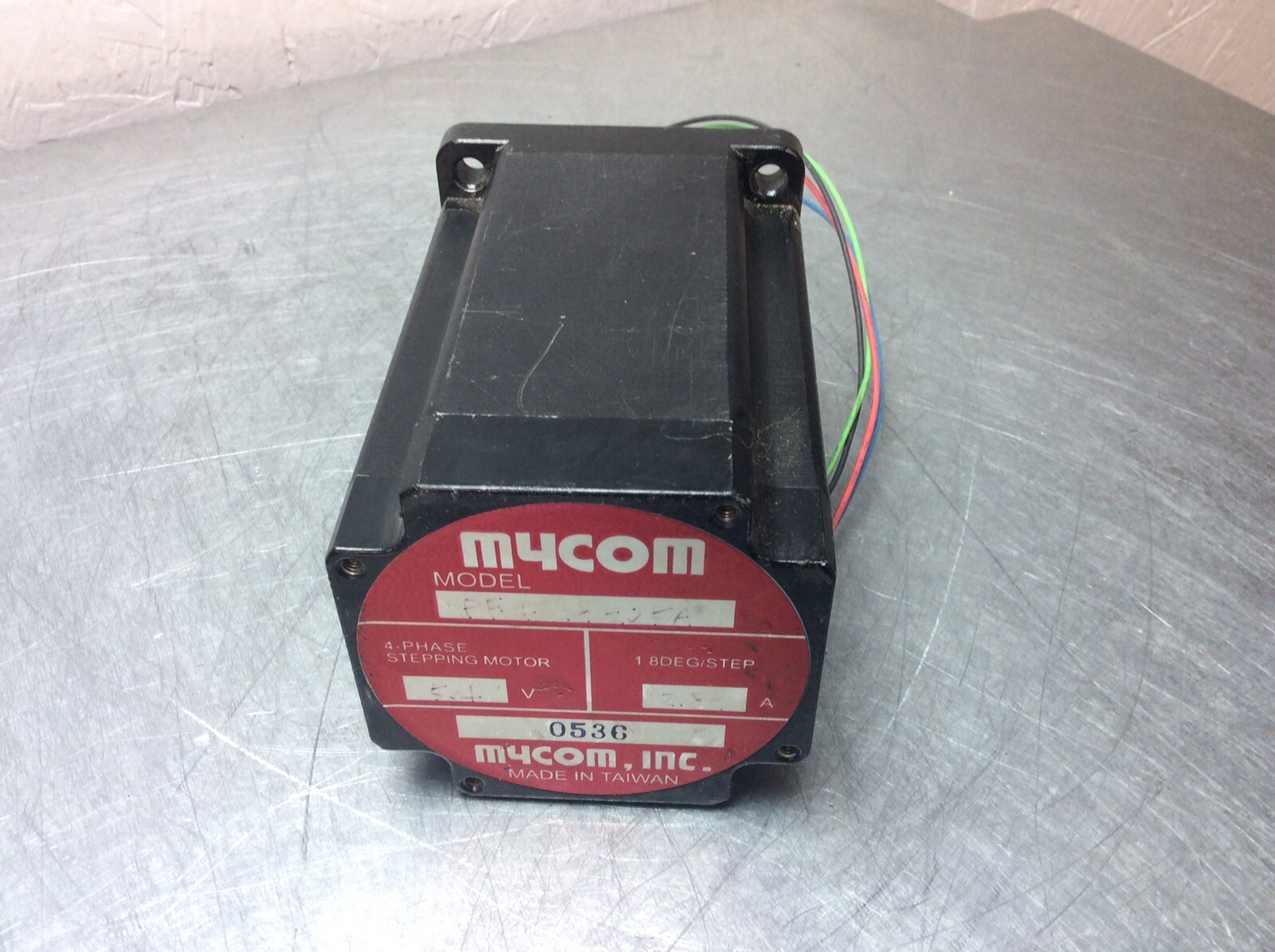 M4COM PF491-05A 0536 Stepper Motor 4-Phase Stepping 5.4V 2.8A 18 Deg/Step