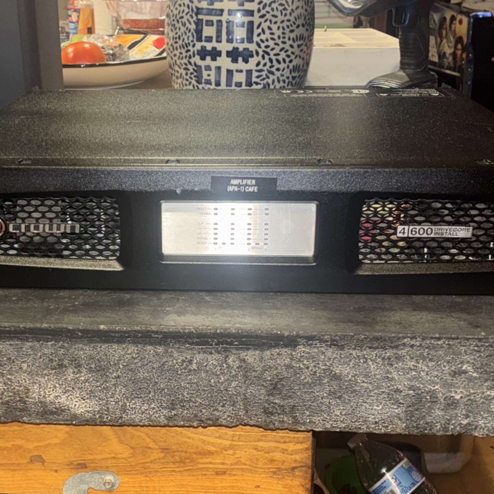 Crown 4600 DriveCore Install 4-Channel 650W Rack Mountable Power Amplifier
