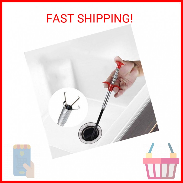 DR.PEN Flexible Grabber Claw Pick Up Reacher Tool (Drain Clog Remove Tool), With