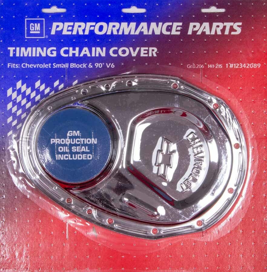 69-91 SBC Chrome Timing Cover PROFORM 141-215