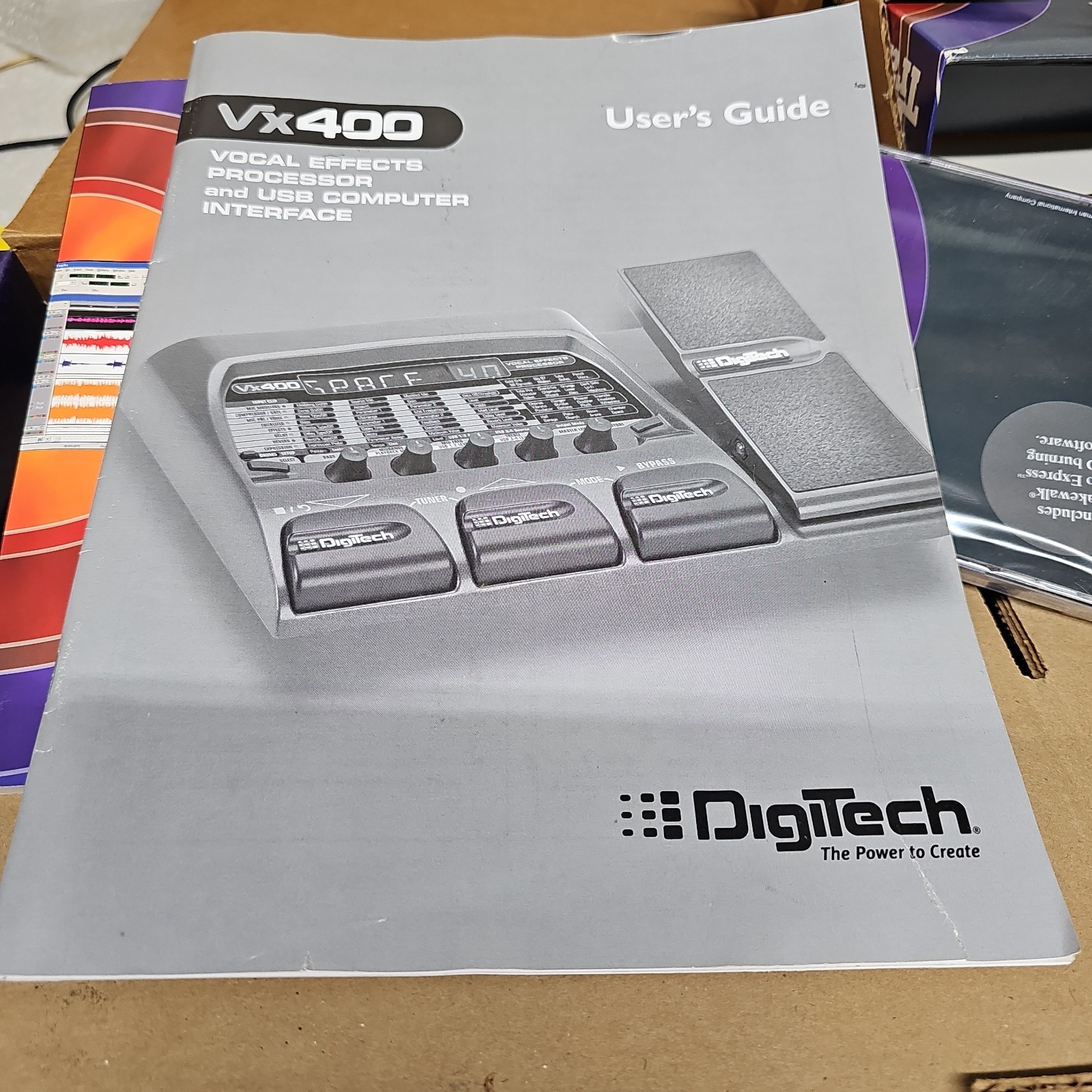Digitech VX400 Multi Effect Guitar Vocal Processor In Original Box Tested