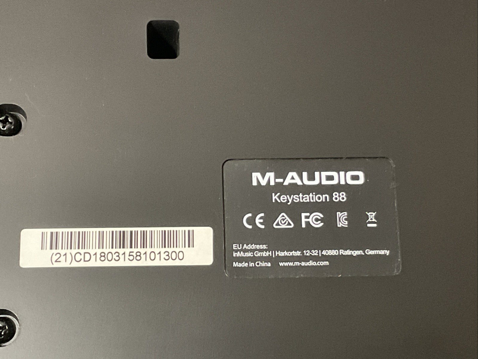 Keystation88, M-Audio, MIDI, Keyboard, Keystation, 88,