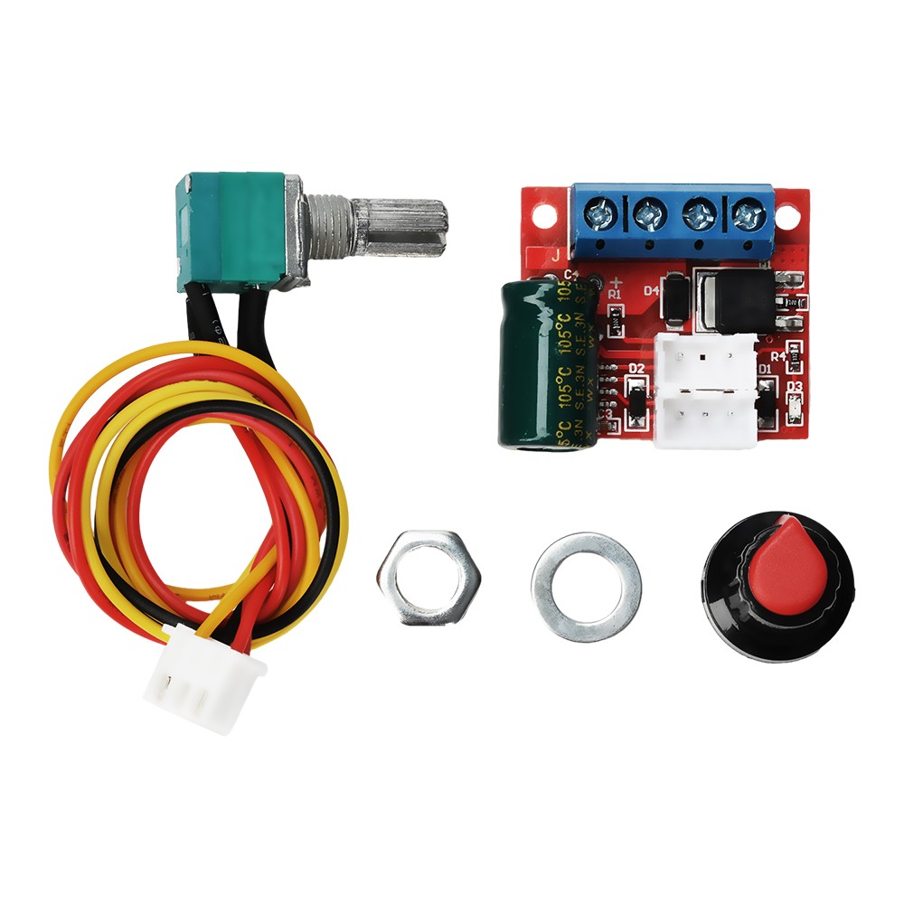 4.5-35V 5A PWM DC Brushed Motor Speed Controller LED Dimmer Speed Control Switch