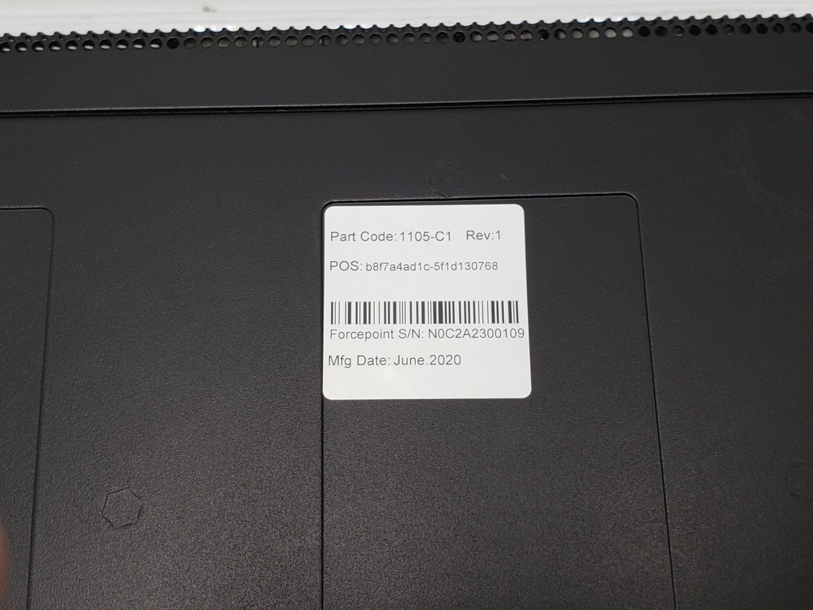 Forcepoint 1100 Series Model 1105-C1