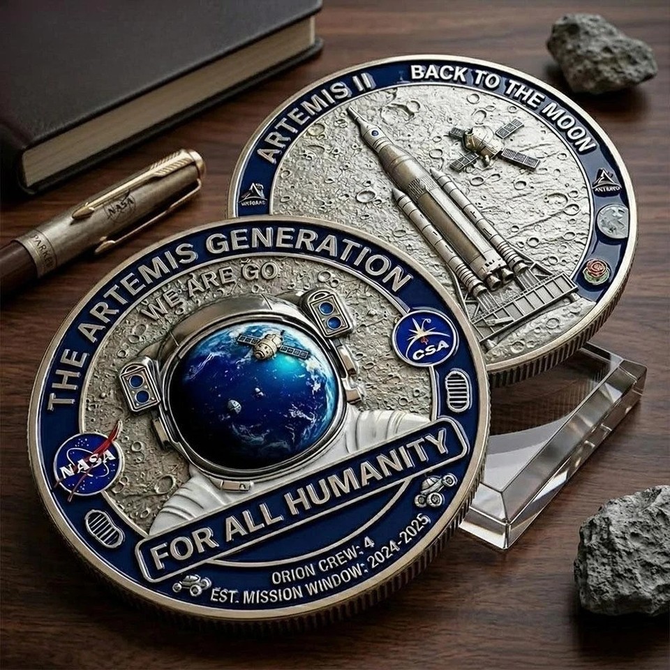Artemis II Mission Commemorative Coin