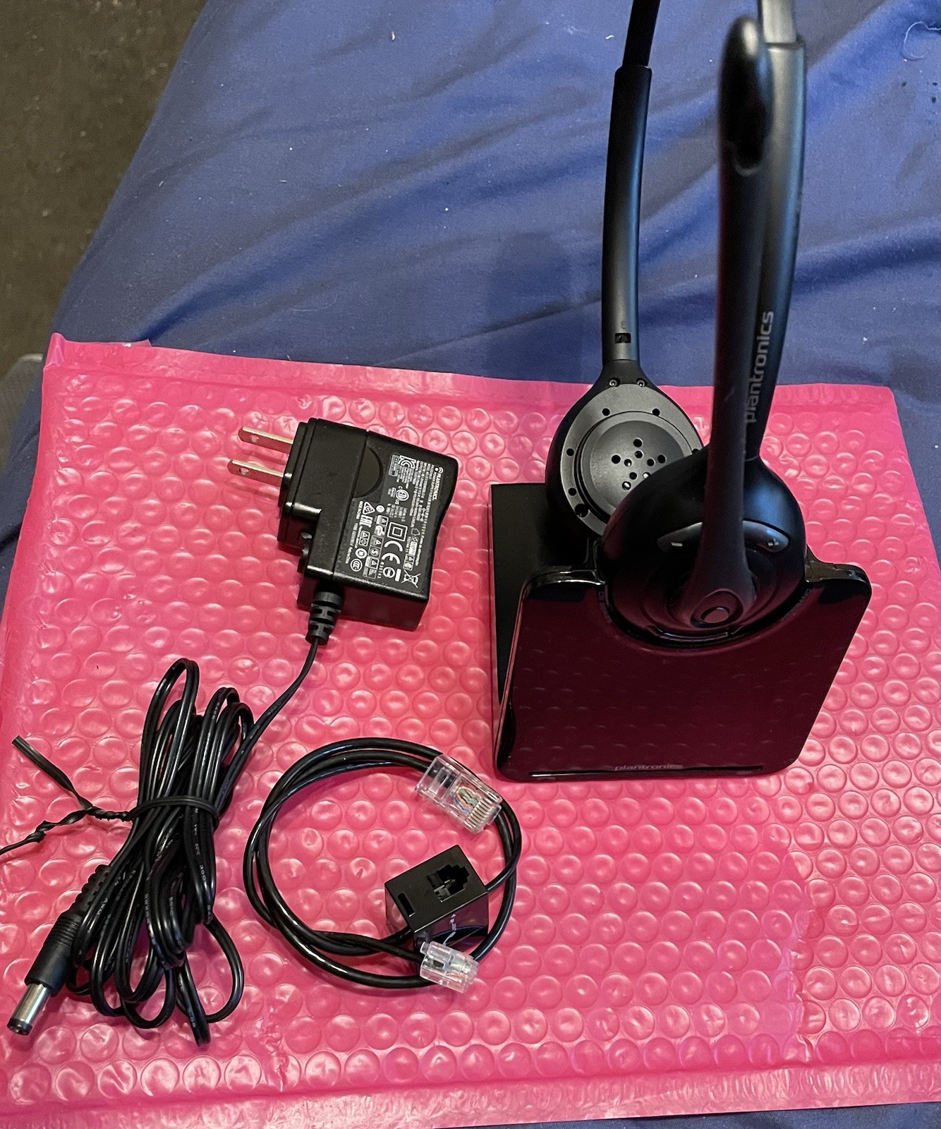Plantronics CS520 Wirless Headband Headset - Black
