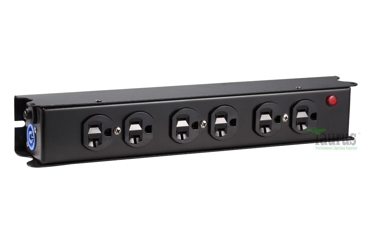 High Quality Portable Aluminum Power Rack with 6 Way Edison Output Box for Stage
