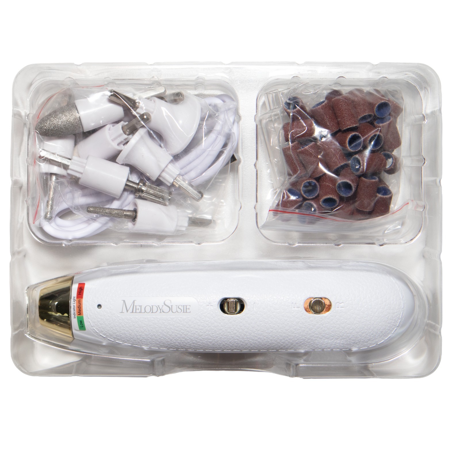 MelodySusie PC650E Nail Drill Kit Rechargeable Cordless All-In-One Kit