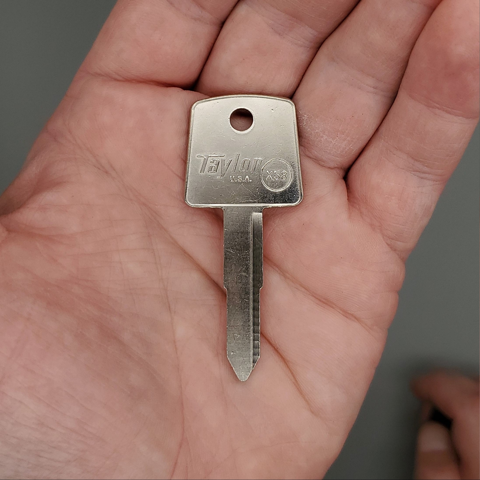 5x Taylor X58 / Ilco HD73 Key Blanks for Some Honda Motorcycles Nickel Plated