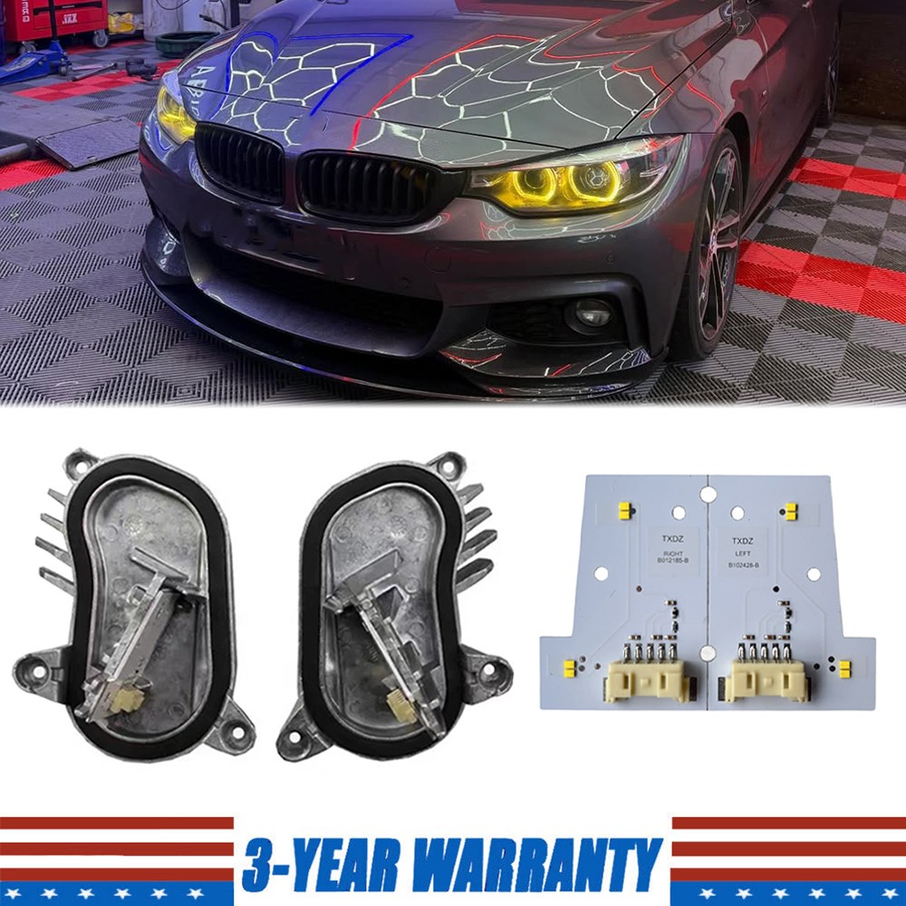 Yellow CSL DRL LED Module FOR BMW F32 F33 F36 4 SERIES LCI 2018-2020 LED Boards