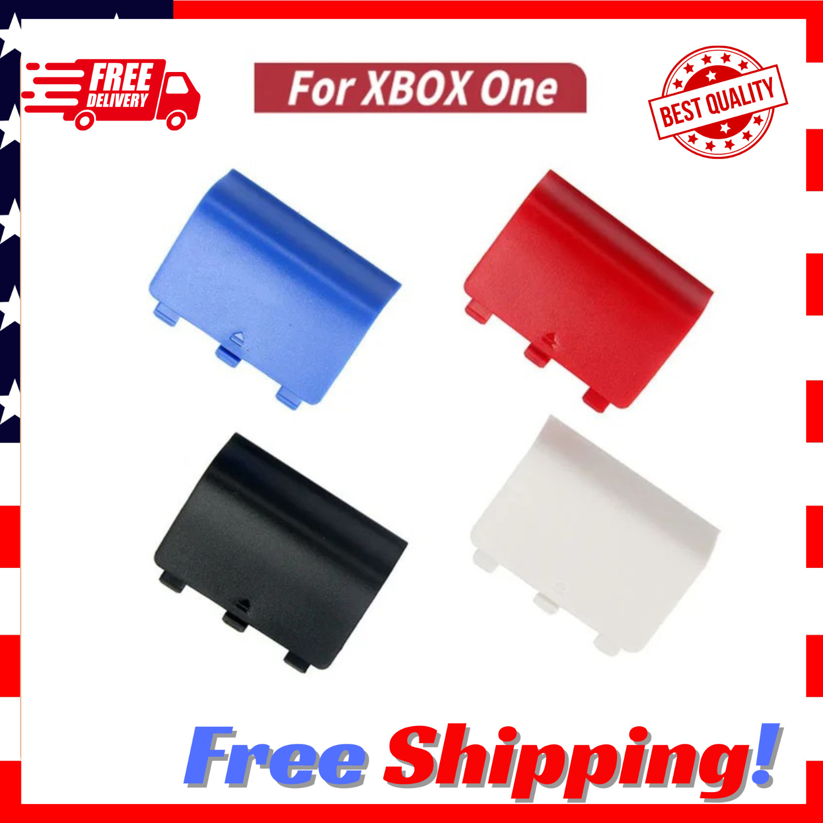 Battery Back Door Cover Replacement for Xbox One Controllers – Choose Color