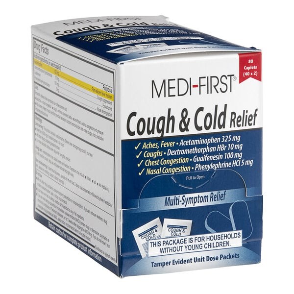 Medi-First 83580 24 Caplets Cough & Cold Relief BX 899-83580