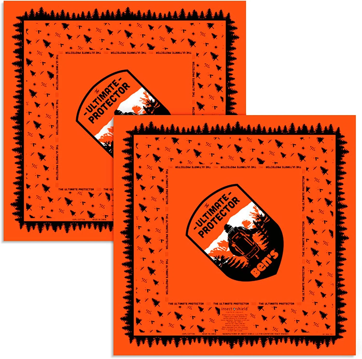 Ben's Bandana with Insect Shield Repellant (Pack of 2)