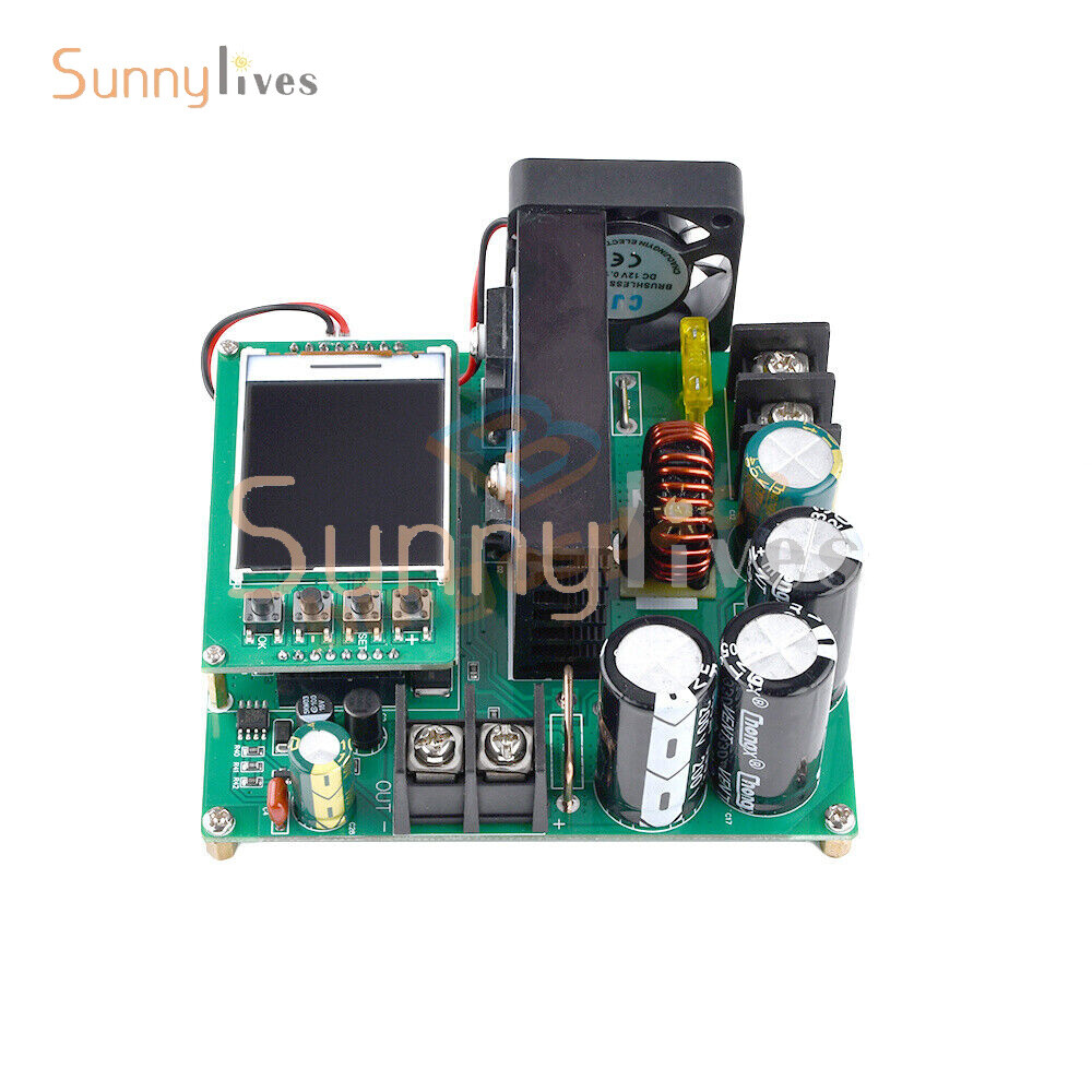 DC9V~60V 900W 15A CNC LCD Display Constant Current Voltage DC Boost Module New