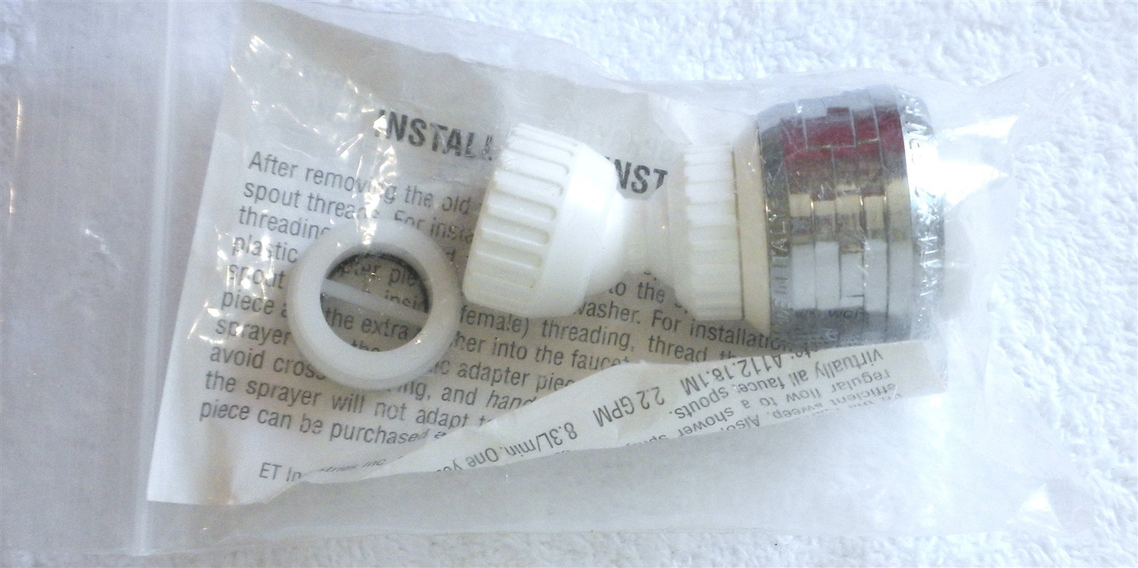 AMAZING ACROBATIC HIGH ARC DOUBLE SWIVEL SPRAYER FOR KITCHEN SINK NEW IN PACKAGE