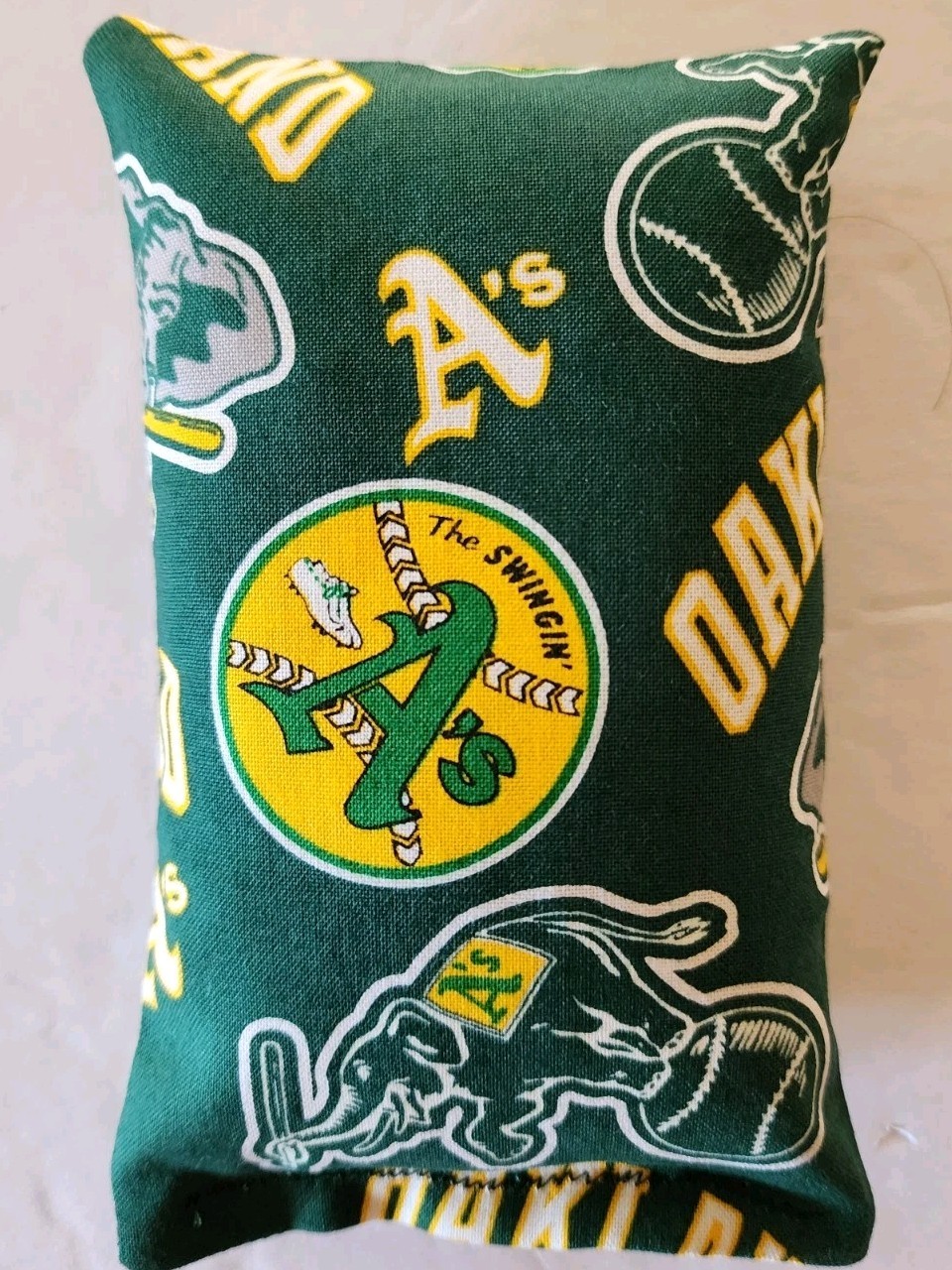 Homemade Bowling Grip Sack - Oakland A's