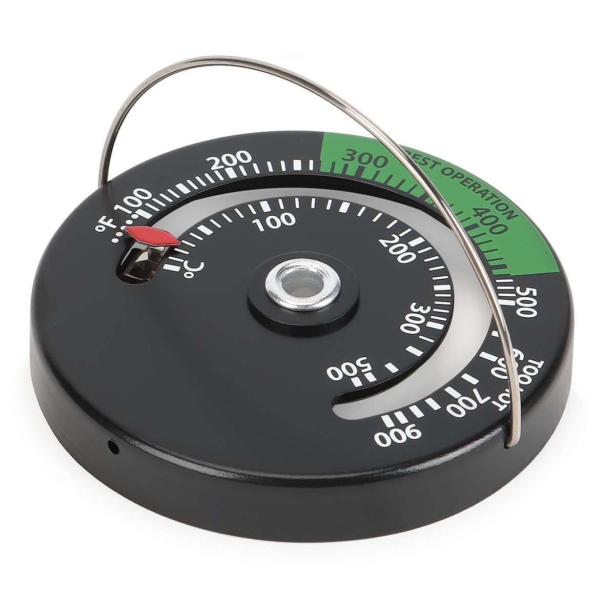 1/2/4pcs Magnetic Wood Stove Pipe Fire Heat Temperature Gauge Thermometer Tester