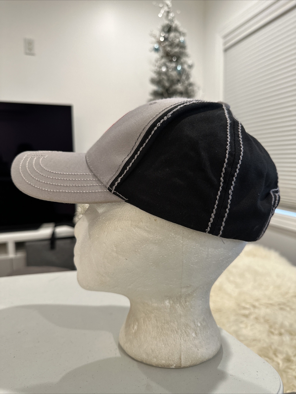 CN Annual Mechanical Golf Classics 2015 Hat ap Patch Hook Loop Gray Black