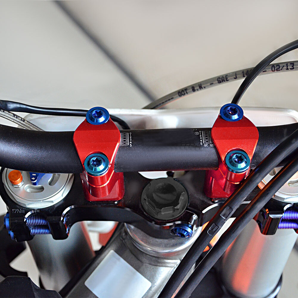 Billet Handlebar Mounts Clamp Riser For Beta RR 250 300 RR125 RR200 2012-2023