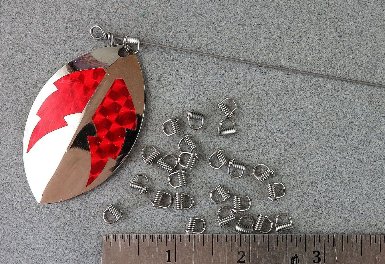 Clip-N-Spin Clevises 25 Pack Size #2 Stainless Steel USA MADE Clevis Clip Spin